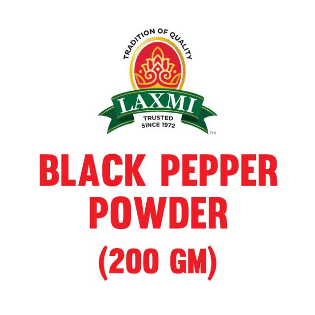 LX. BLACK PEPPER POWDER 20X200 GM