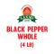LAXMI  BLACK PEPPER WHOLE 6X4 LB