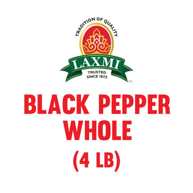 LAXMI  BLACK PEPPER WHOLE 6X4 LB
