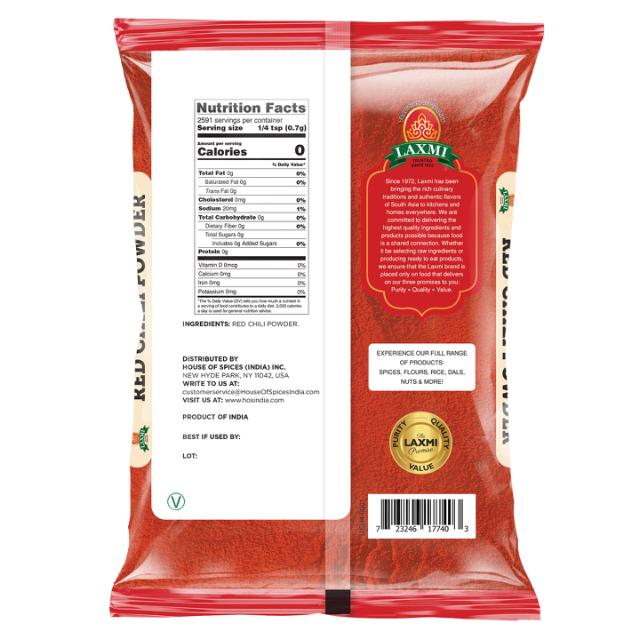 LX. RED CHILI POWDER 6X4 LB (NONGMO)