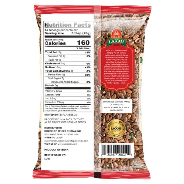 LX. FLAXSEED 20X400 GM (NONGMO)