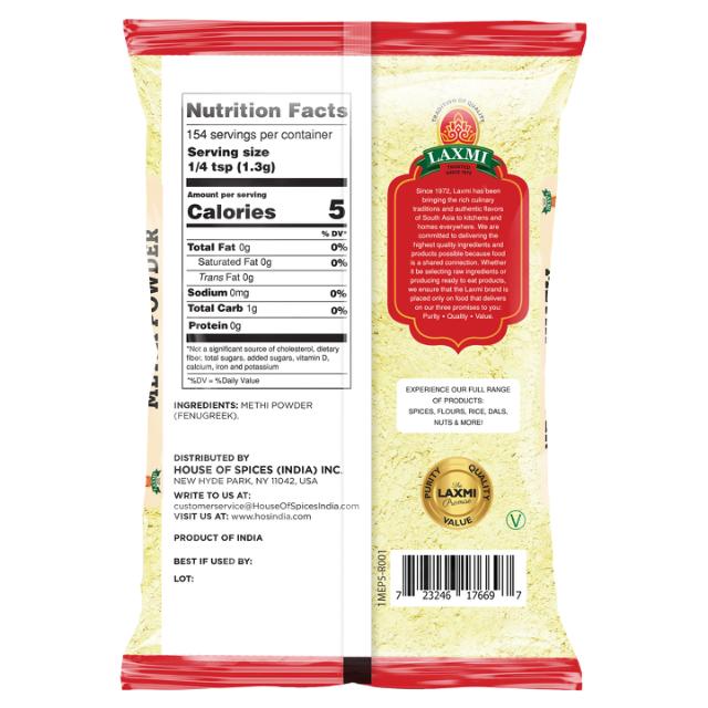 LAXMI  METHI POWDER 20X200GM