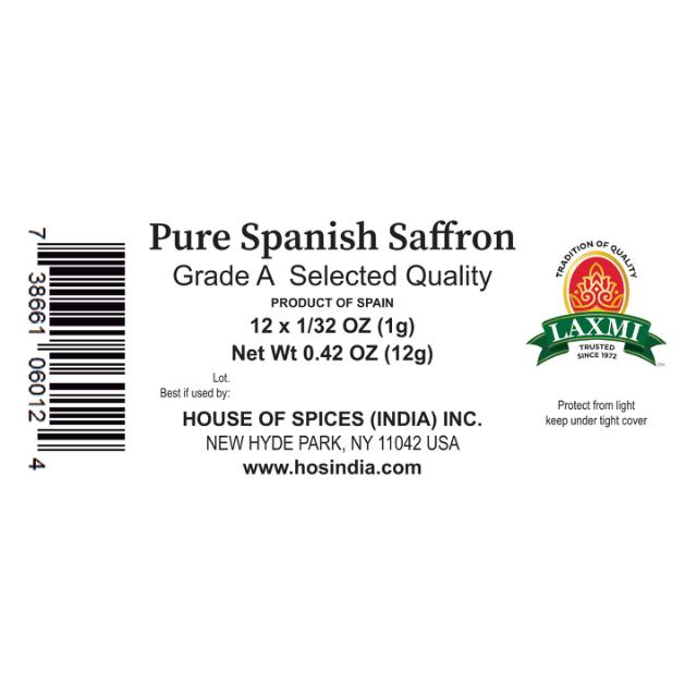 LX. SUN SAFFRON 12X1 GM IN