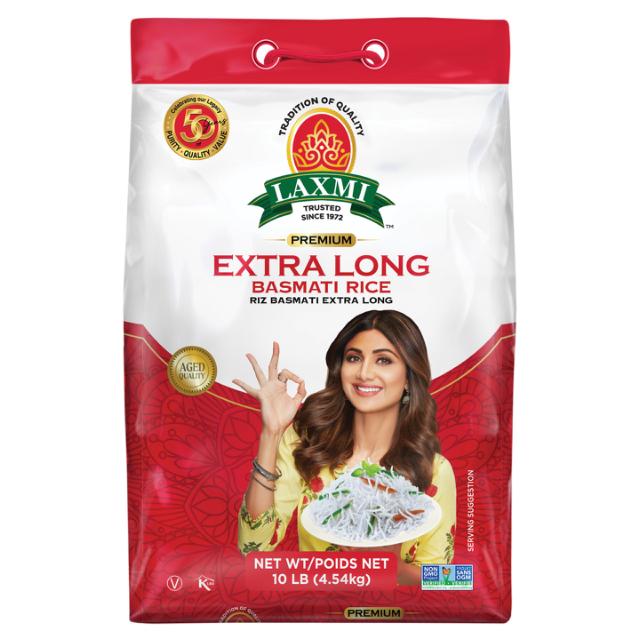 LX. EXTRA LONG BASMATI RICE 4X10LB (NONGMO)