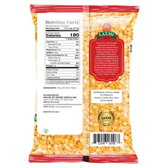 LX. YELLOW SPLIT PEAS 20X2 LB