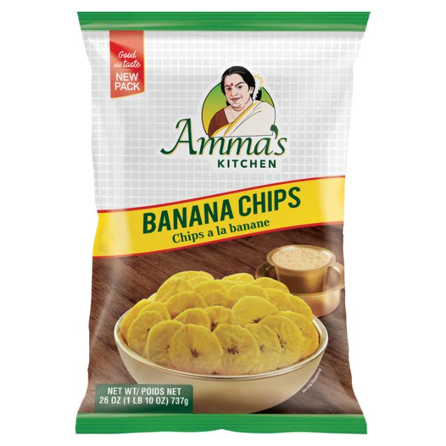 AMMA'S KITCHEN BANANA CHIPS 10X737 GM