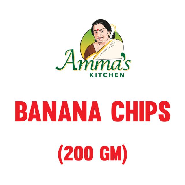 AMMAS KITCHEN BANANA CHIPS 20X200 GM