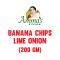 AMMAS KITCHEN BANANA CHIPS LIME ONION 20X200 GM