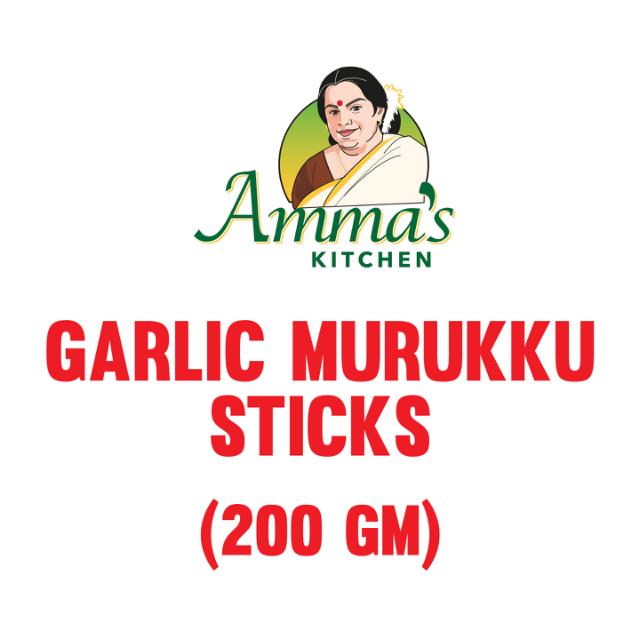 AMMAS KITCHEN GARLIC MURUKKU STICKS 20X200 GM