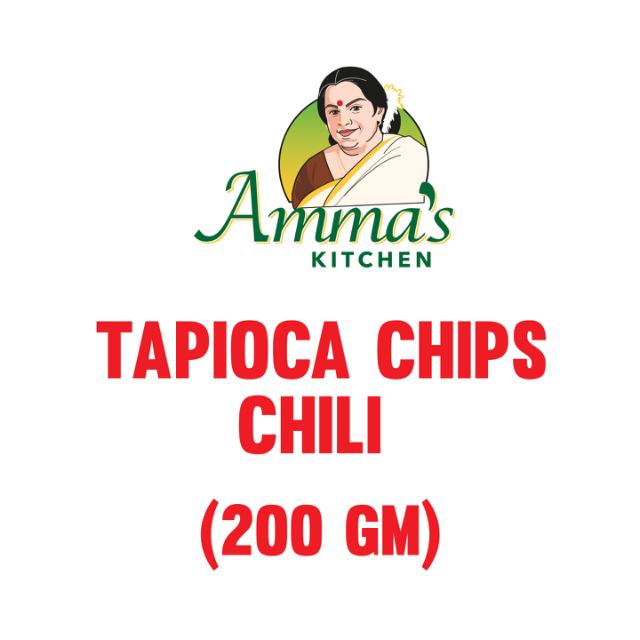 AMMAS TAPIOCA CHIPS CHILI 20X200 GM