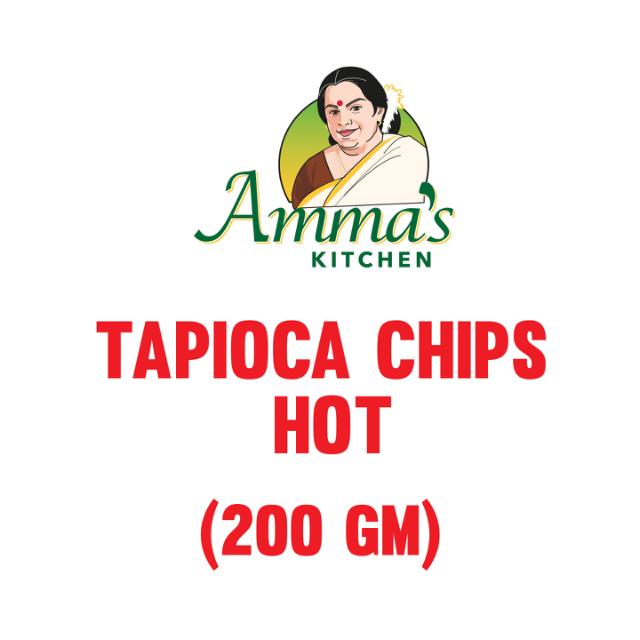 AMMA'S TOPIOCA  CHIPS HOT20X200GM