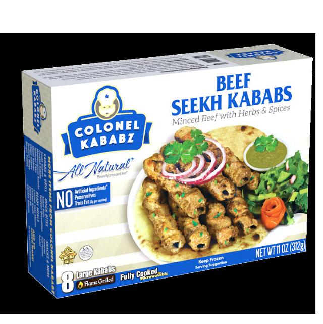 COLONEL BEEF SEEKH KABAB (8PCS) 12X312 GM