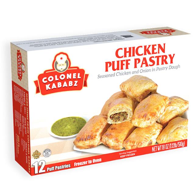 COLONEL PUFF CHICKEN PASTRY 12X510G (12PC)