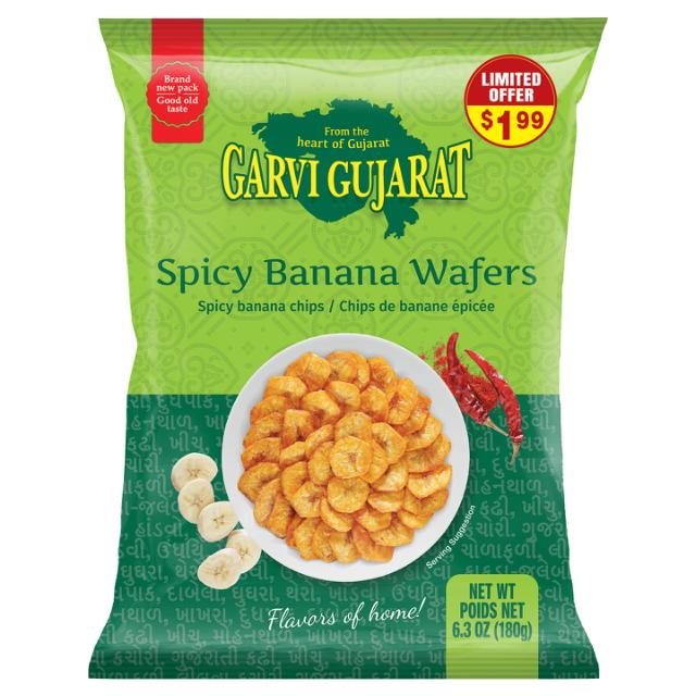 G.G. BANANA CHIPS SPICY 20X180GM (PROMO)