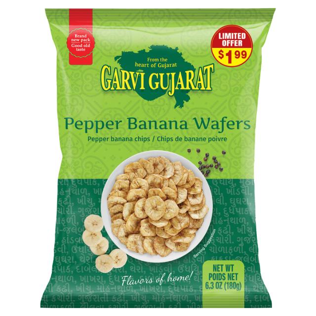 G.G. BANANA CHIPS PEPPER 20X180GM (PROMO)