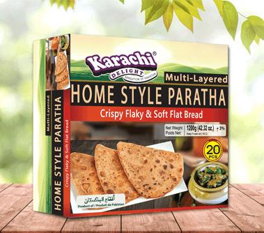 K.D HOMESTYLE PARATHA BLK PACK 8X20X60 GM