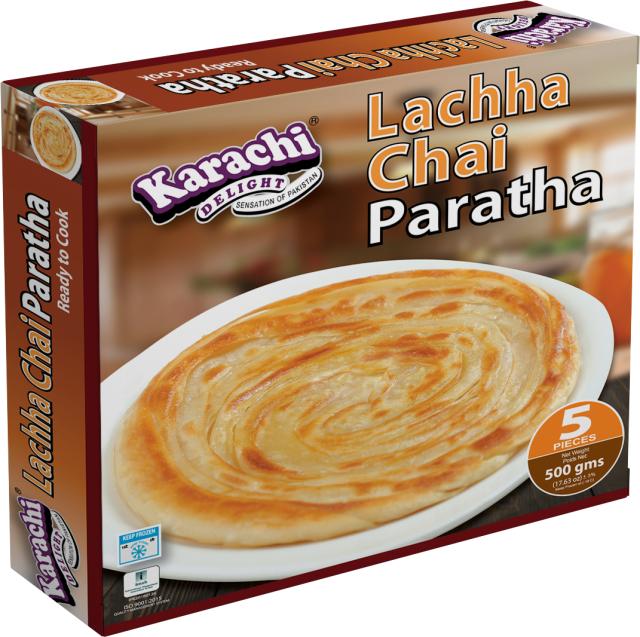 K.D LACHHA PARATHA (HALF COKED) 20X5X100 GM