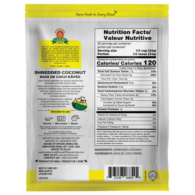 LX. FROZEN SHREDDED COCONUT 10X1.2 KG (NGMO) [PS]