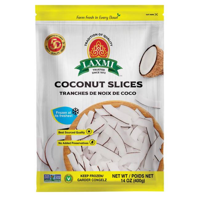 LX. FROZEN COCONUT SLICES 24X400 GM (NGMO) [PS]