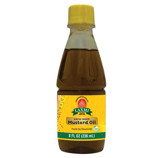 LAXMI MUSTARD OIL 12X8 OZ (236 ML)