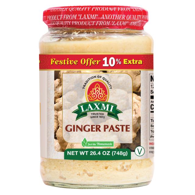 LAXMI GINGER PASTE 12X(24+2.4 OZ) 26.4 OZ 10% EXT
