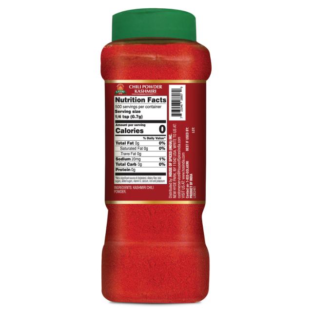 LX. KASHMIRI CHILI POWDER (JAR) 12X350 GM (NONGMO)