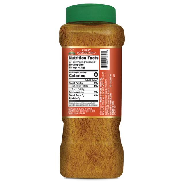 LX. CURRY POWDER MILD (JAR) 12X400 GM (NONGMO)
