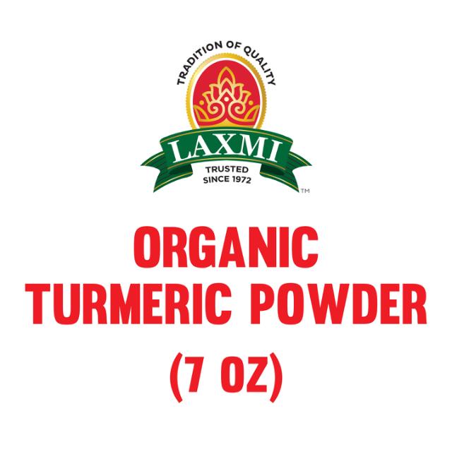 LAXMI ORGANIC TURMERIC POWDER 20X7 OZ