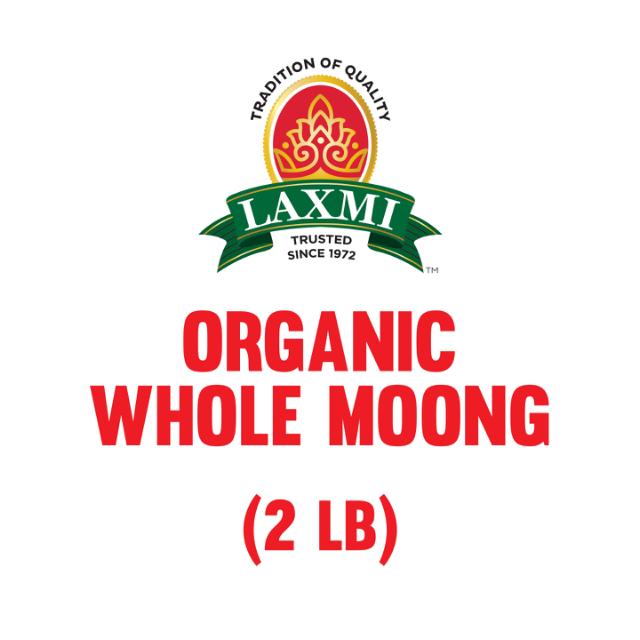 LX. ORGANIC WHOLE MOONG 20X2 LB