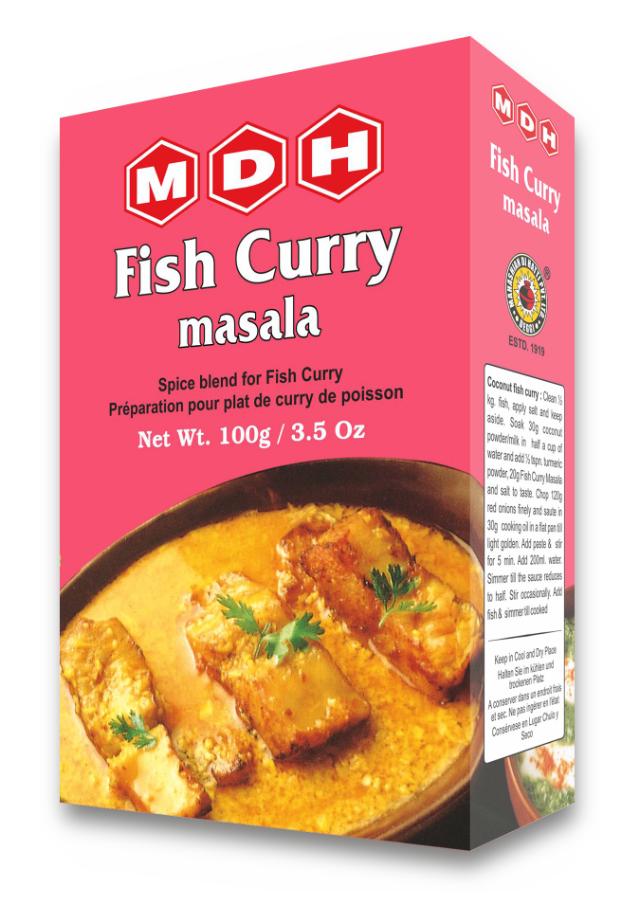 MDH FISH CURRY MASALA 10X100 GM IN