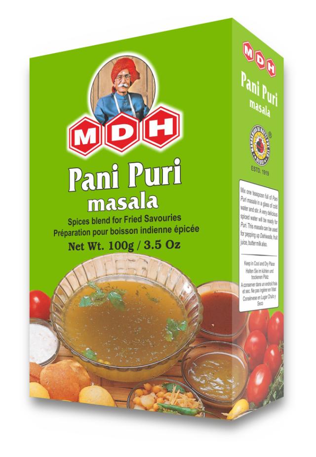 MDH PANI PURI MASALA 10X100 GM IN