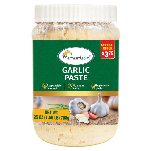 MEHARBAN GARLIC PASTE 12X708 GM