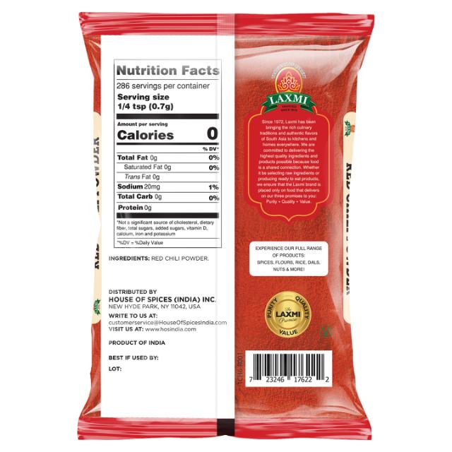 LX. CHILI POWDER 12X200 GM (NONGMO)