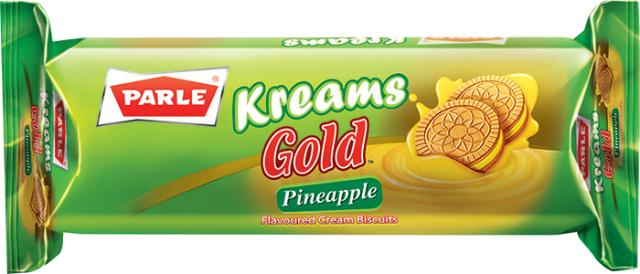 PARLE KREAMS GOLD PINEAPPLE 12X4X66.7 GM
