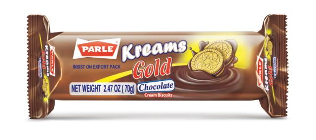 PARLE KREAMS GOLD CHOCOLATE 48X66.72 GM